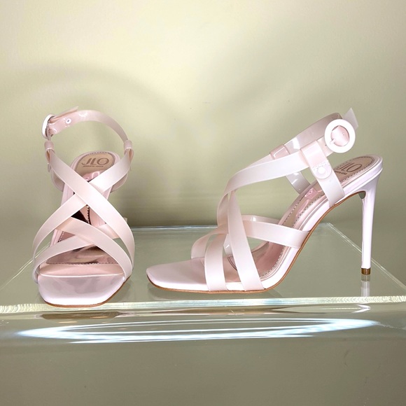 NWT Jennifer Lopez seashell pink color heels, size 7, super pretty! - Picture 5 of 11